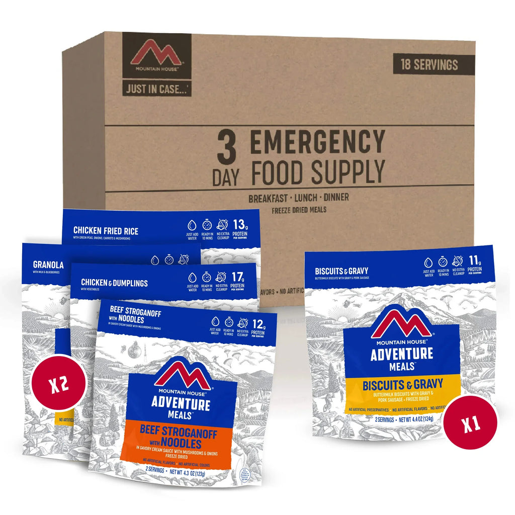 マウンテンハウス 3日分の非常食 - BattlBox Global