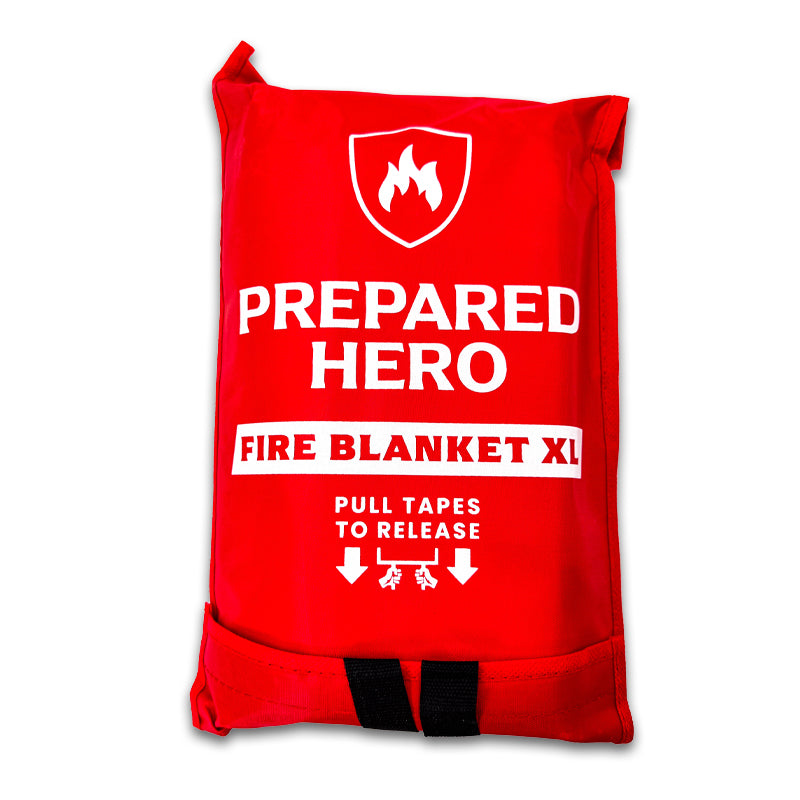 Prepared Hero Manta Ignífuga Extragrande – 119x180cm, Fibra De Vidrio, No Caduca (Pack 1)